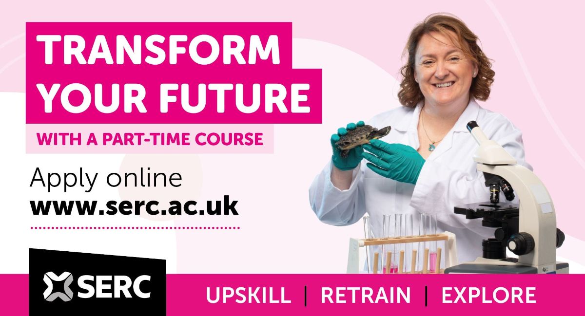 SERC’s part-time courses are here to help you transform your future by upskilling your strengths, improving your CV and learning in a flexible format that fits around your life.